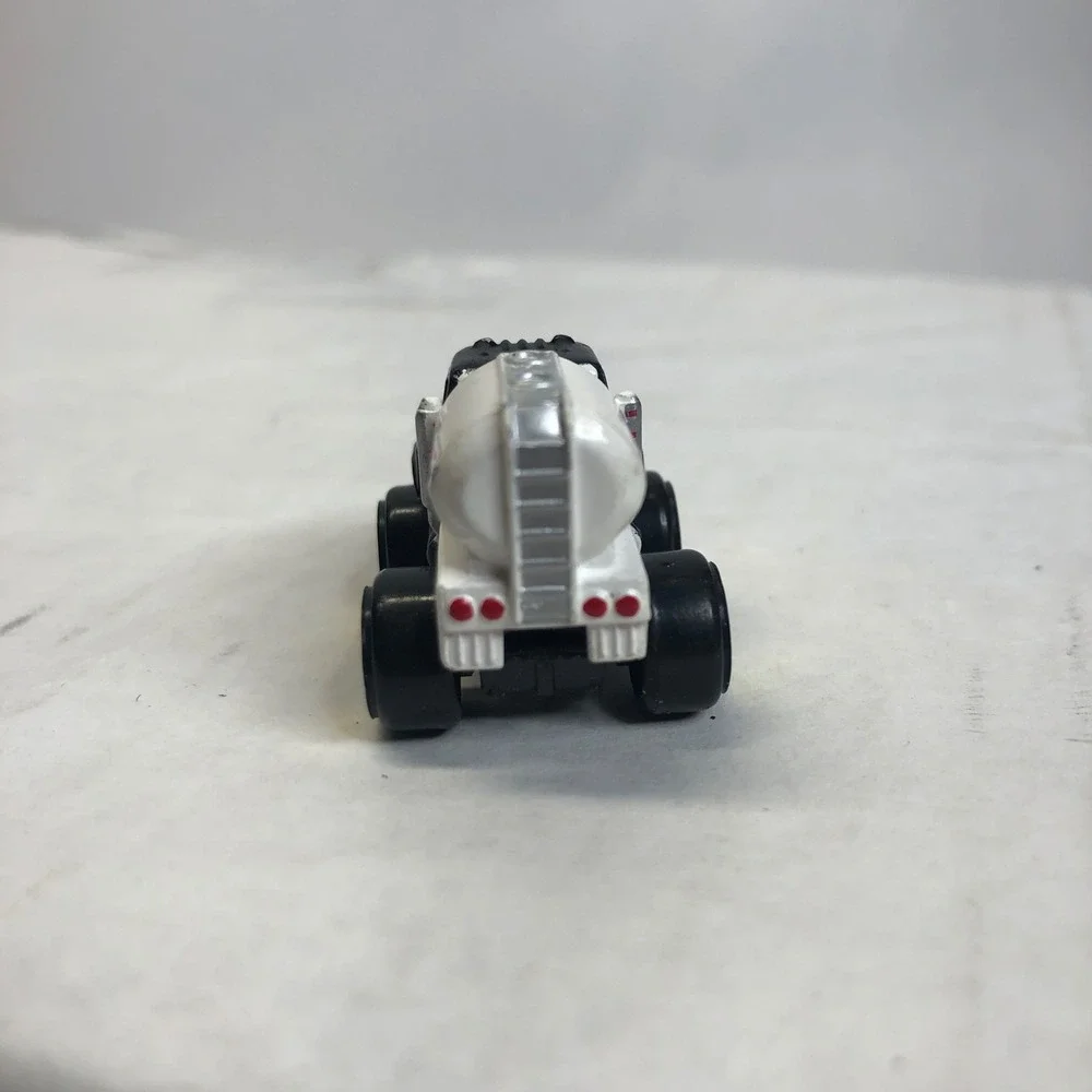 Road Champs 1987 Mini Monster Wheels Tank Tanker Truck White Black Micro Vintage